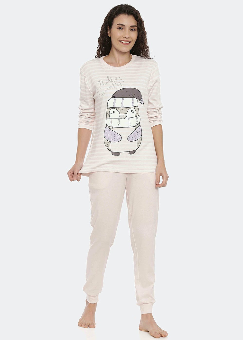 Get Penguin Graphic Winter Nightsuit Set at ₹ 1990 | LBB Shop