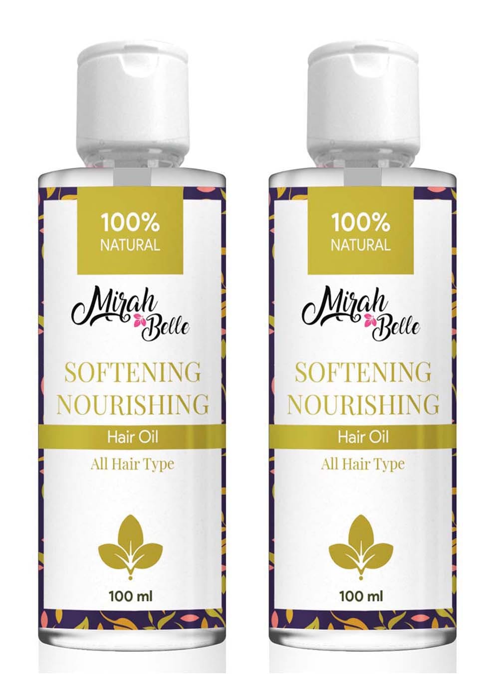 Get Natural Hair Softening Oil - Pack of 2 (100ml each) at ₹ 185 | LBB Shop