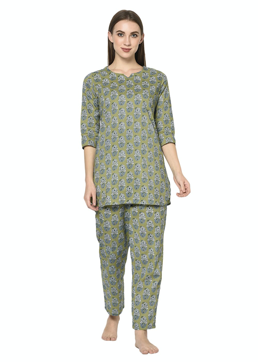 Get Floral Printed Green Co-Ords Set at ₹ 1299 | LBB Shop