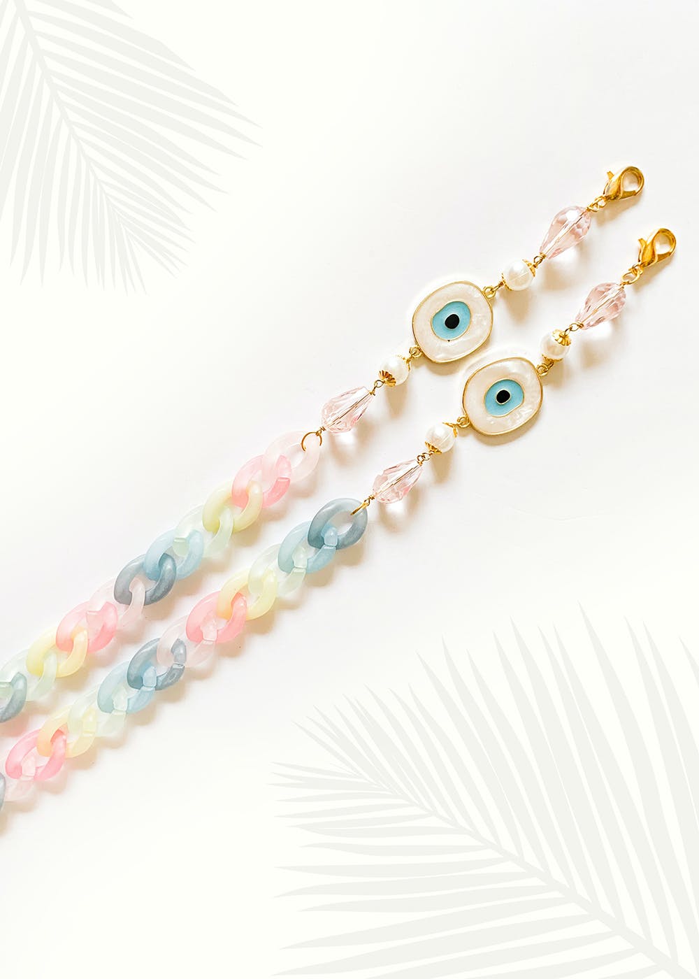 The Unicorn Evil- Eye Acrylic Mask/ Sunglass Chain