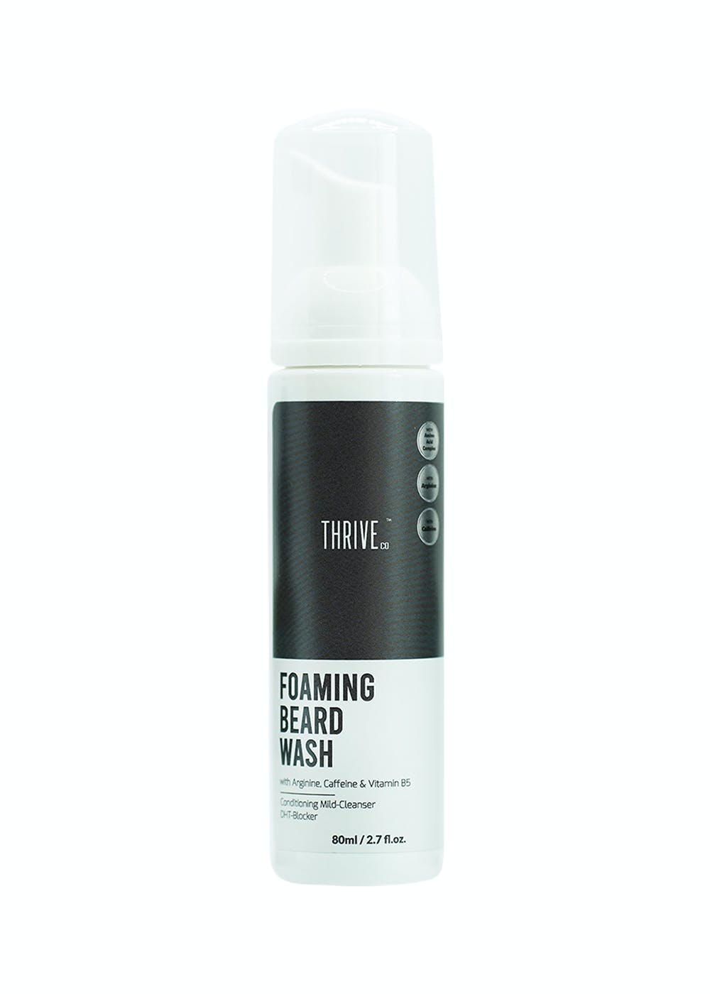 Foaming Beard Wash To Reduce Shedding, Thorough Cleansing, Increase Strength and Softness - 80 ml