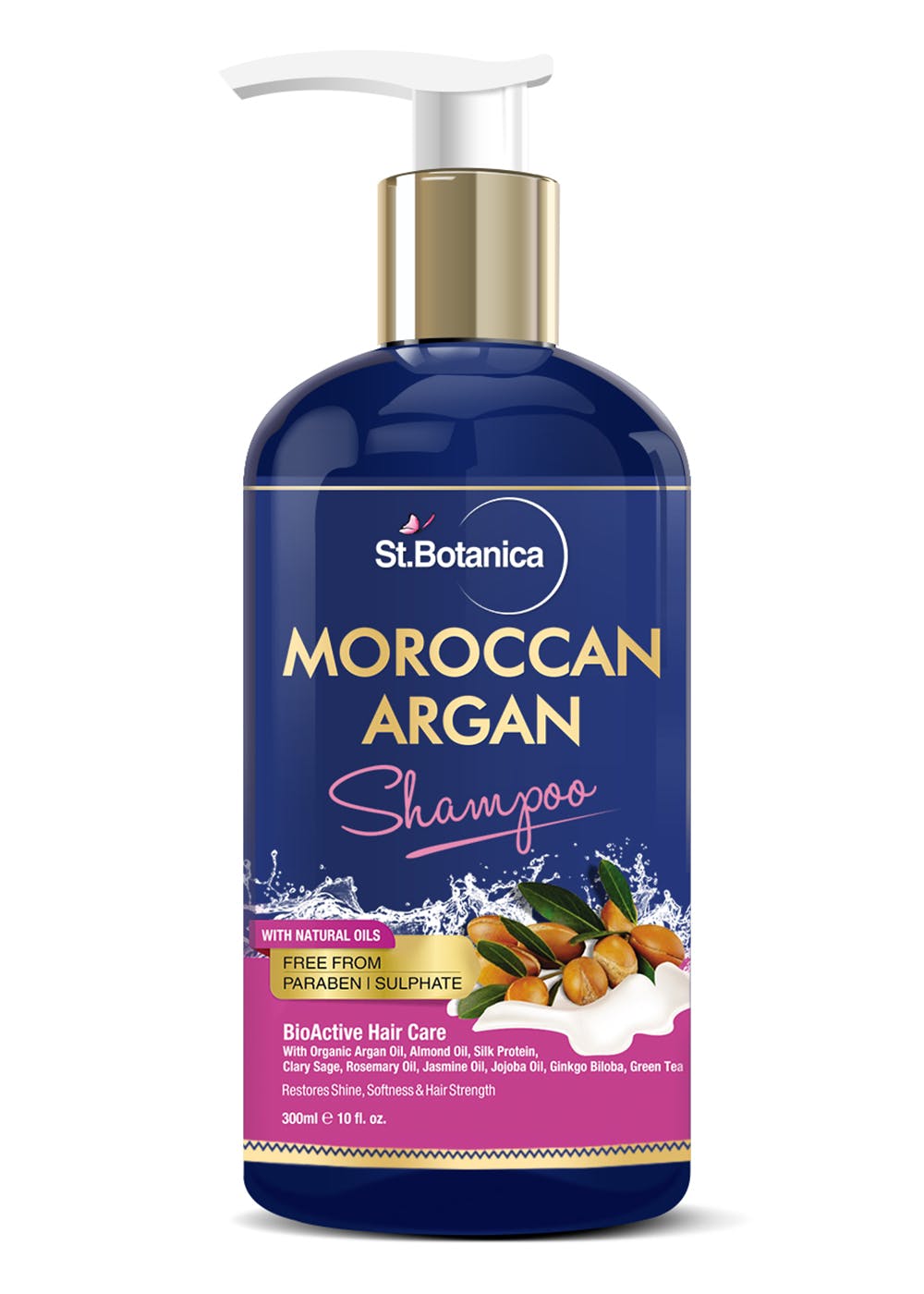 St.Botanica Moroccan Argan Hair Shampoo, 300ml