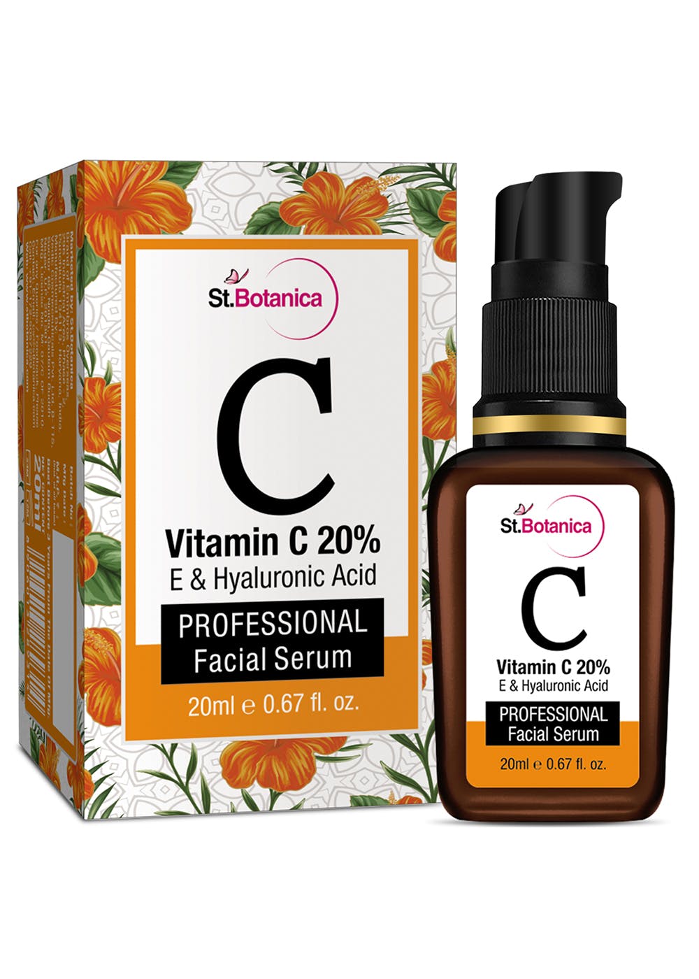 Get Vitamin C 20% + Vitamin E & Hyaluronic Acid Facial Serum, 20ml at ...