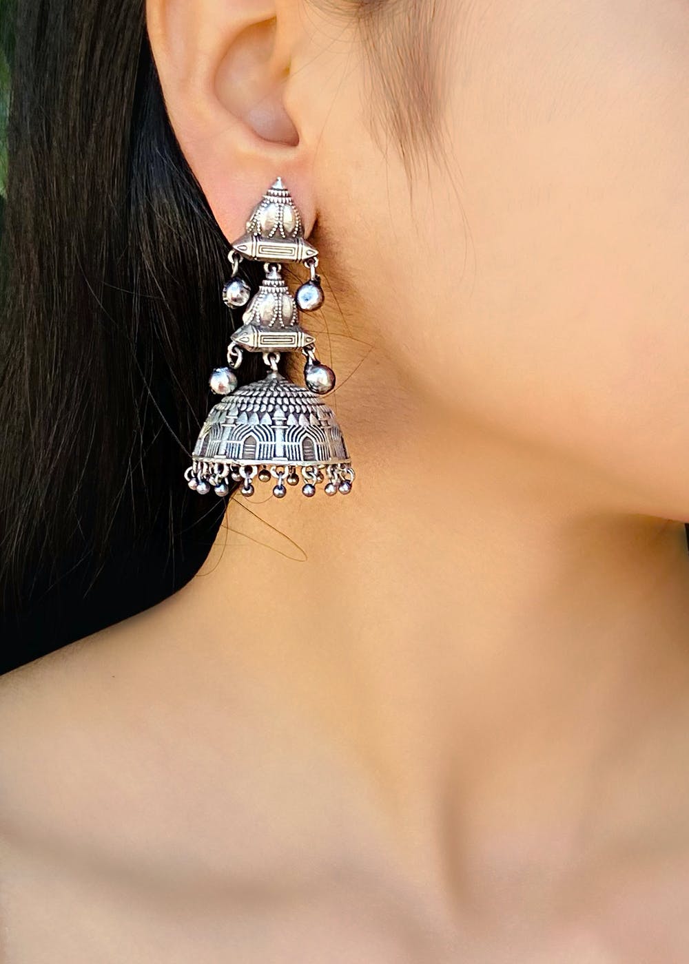 jhumka earrings for kurti