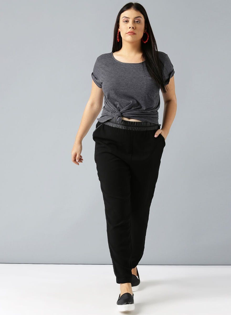 Buy Grey Tops & Tshirts for Women by Besiva Online