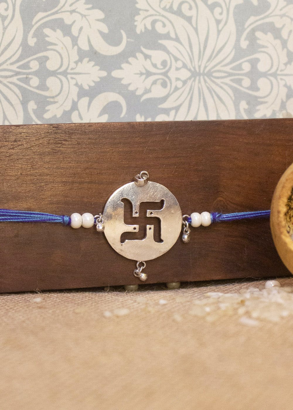 Get Swastik Sterling Silver Rakhi Cum Pendant at ₹ 2859 LBB Shop