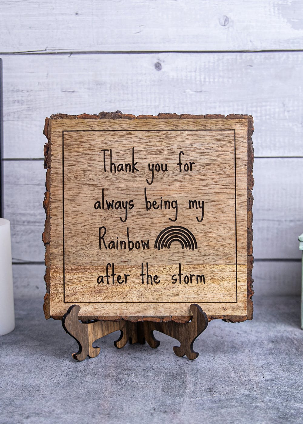 THANK YOU FOR BEING Wooden Plaque