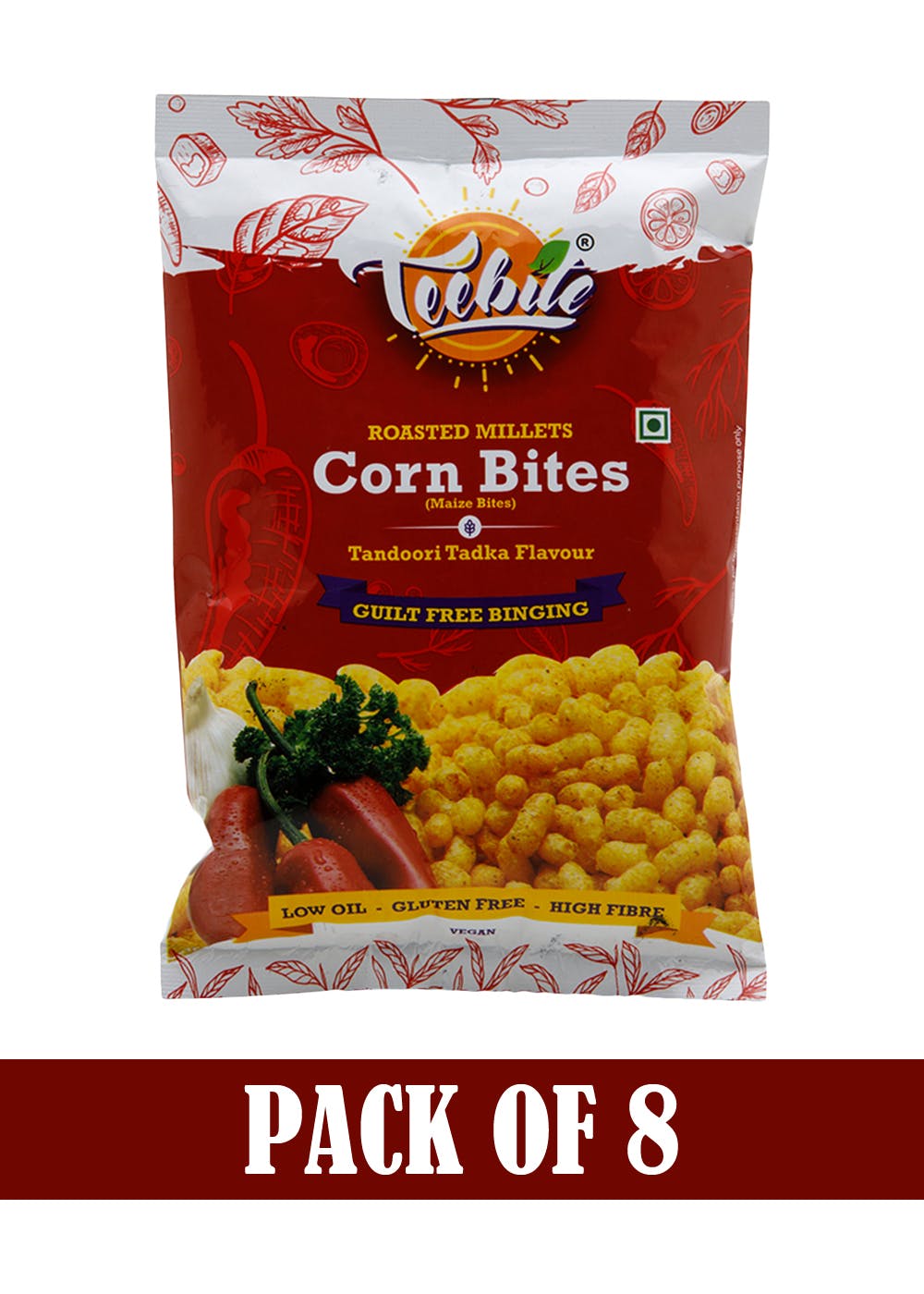 Tandoori Tadka Corn Bites - Combo Package- (8 PCS)