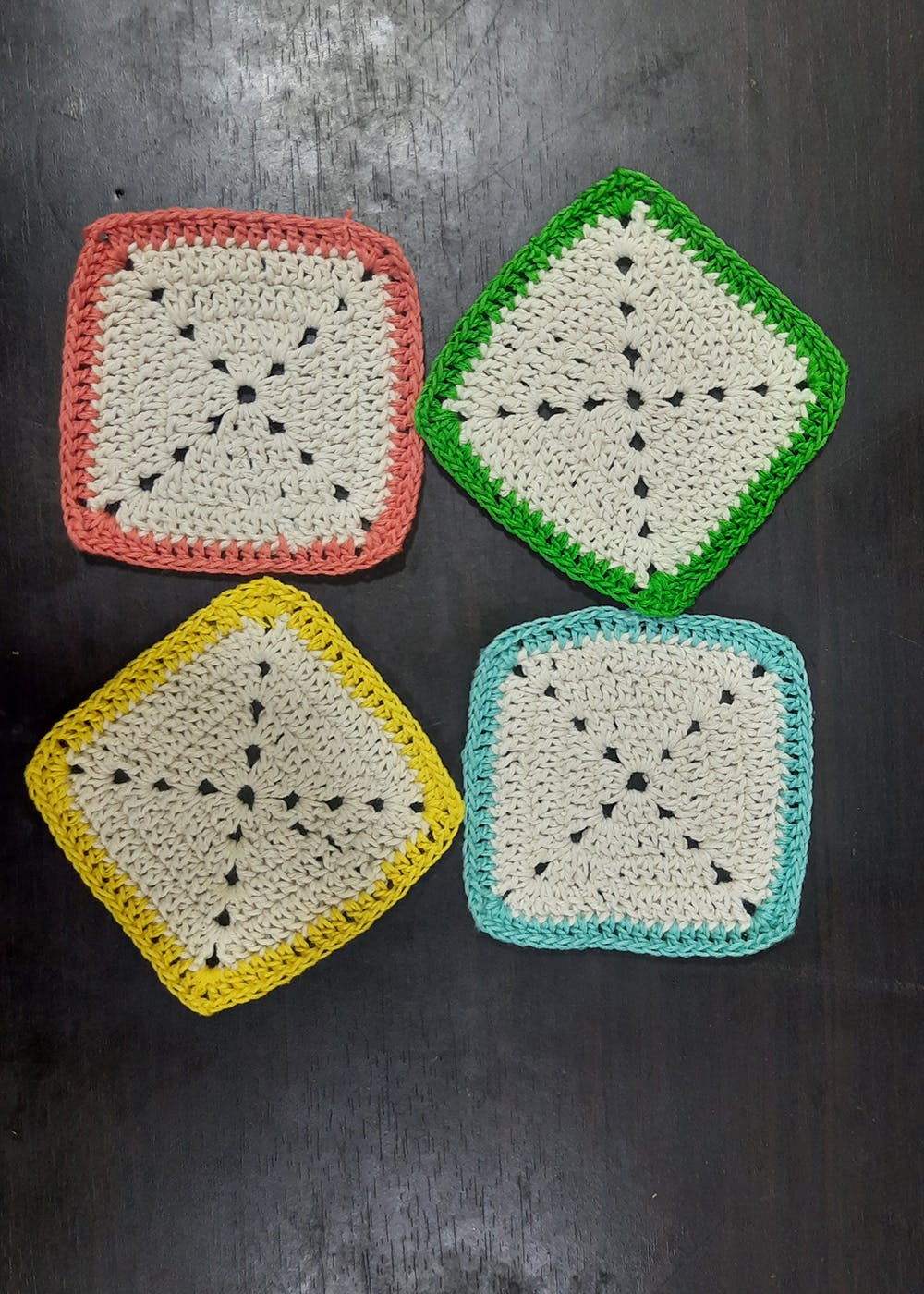 Get Crochet Tea CoasterAssorted Colours at ₹ 900 LBB Shop