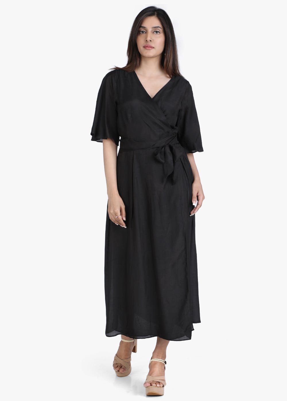 Wrap Dress - Black main image 0