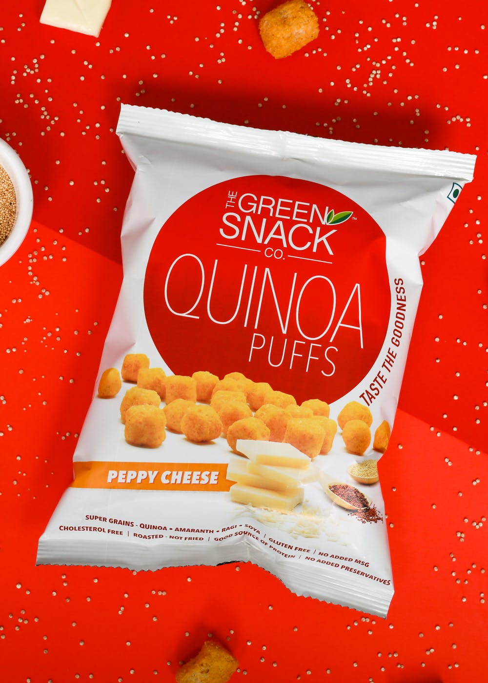 Get Quinoa Puffs Peppy CheesePack Of 2 at ₹ 144 LBB Shop