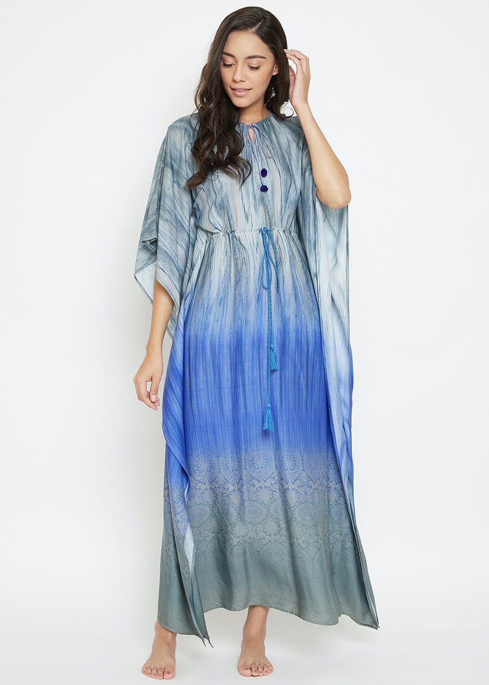 695 ombre short kaftan