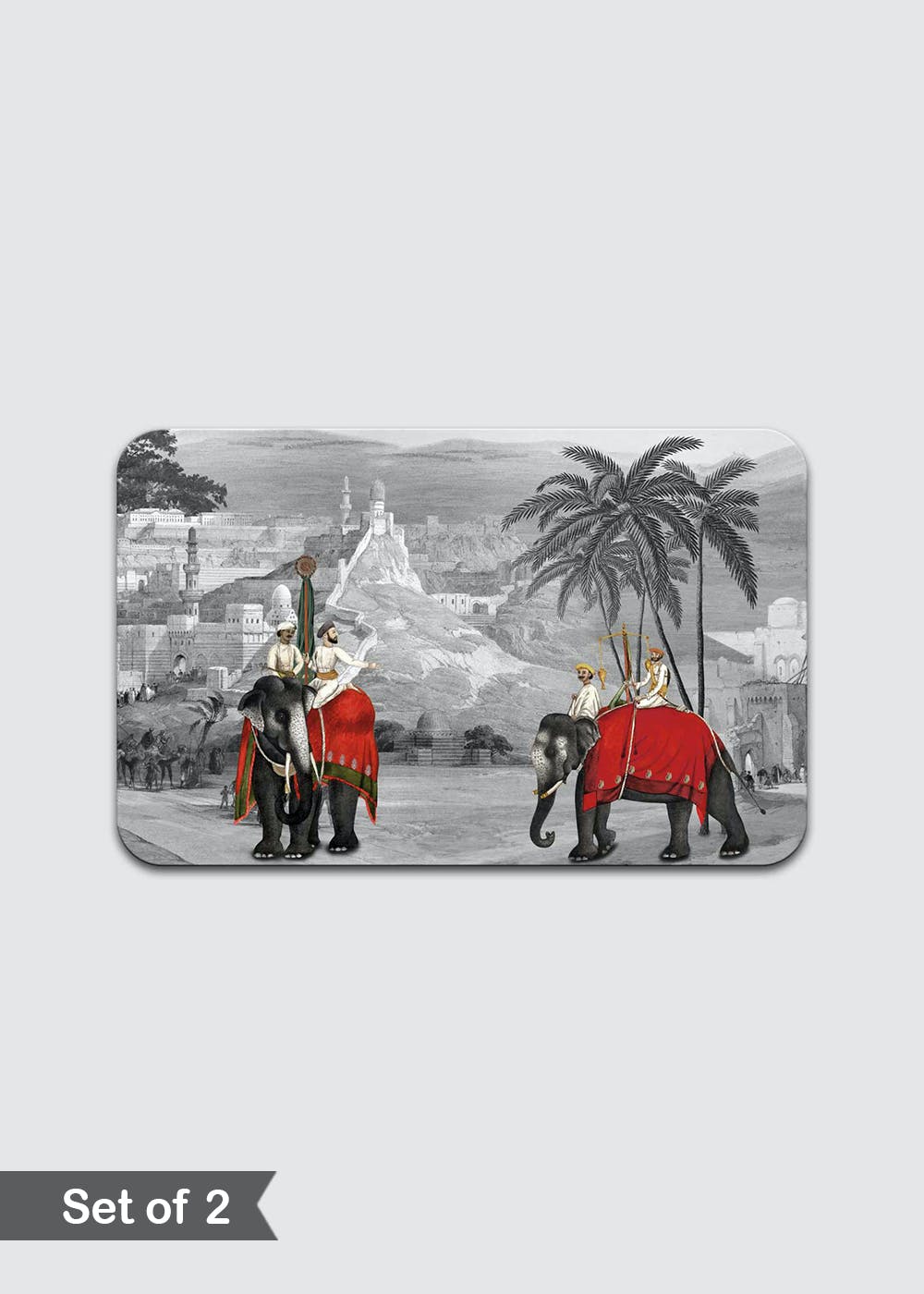 Get The Mughal Chapter MDF Placemat - Set of 2 at ₹ 1500 | LBB Shop