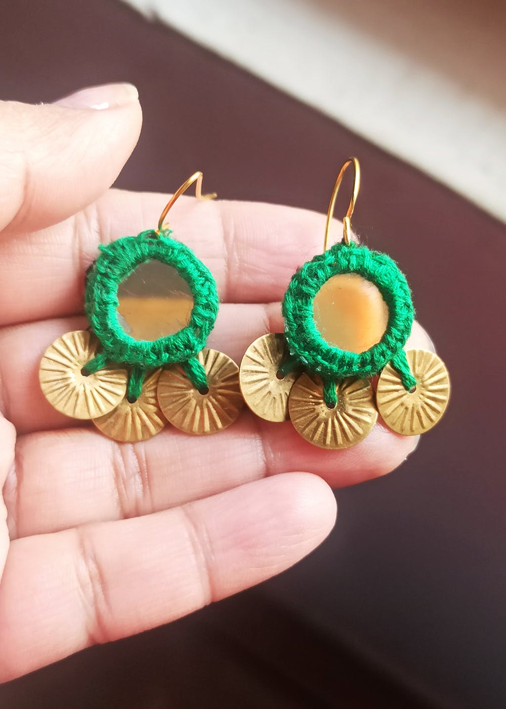 Buy Afghani Earrings, German Silver Earrings,mirror Jhumkas, Handmade,boho  Gypsy Look, Earrings,indian Jewelery, Online in India - Etsy