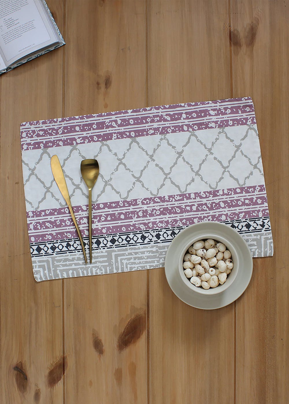 Get Nikrinta Placemat Purple 32.5 X 47.5 Inches Set Of 4 at ₹ 1079