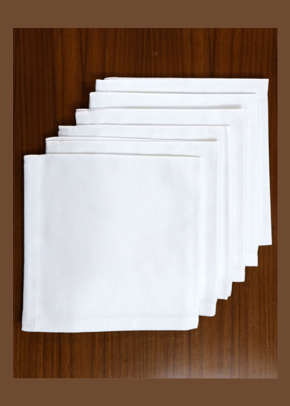 Get White Solid Table Napkin Set of 6 at ₹ 569 LBB Shop