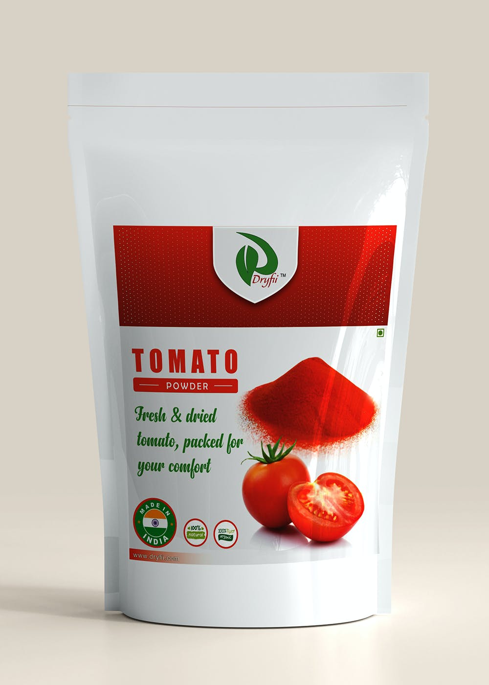 Get Natural Spray Dried Organic Tomato Powder Rich in Iron 100 Grams