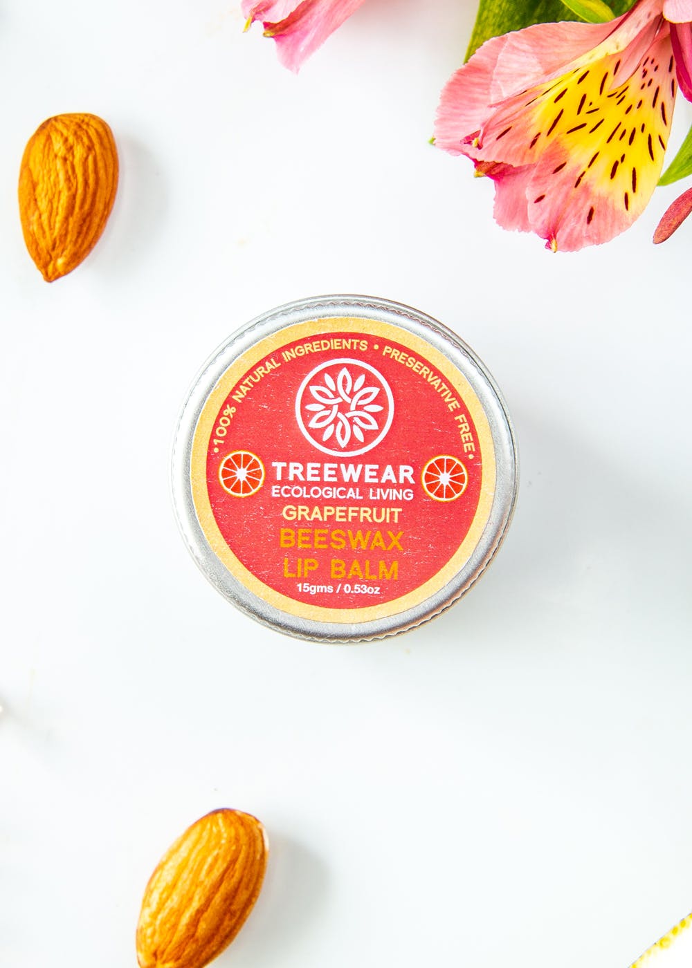 Beeswax Lip Balm - Grape Fruit