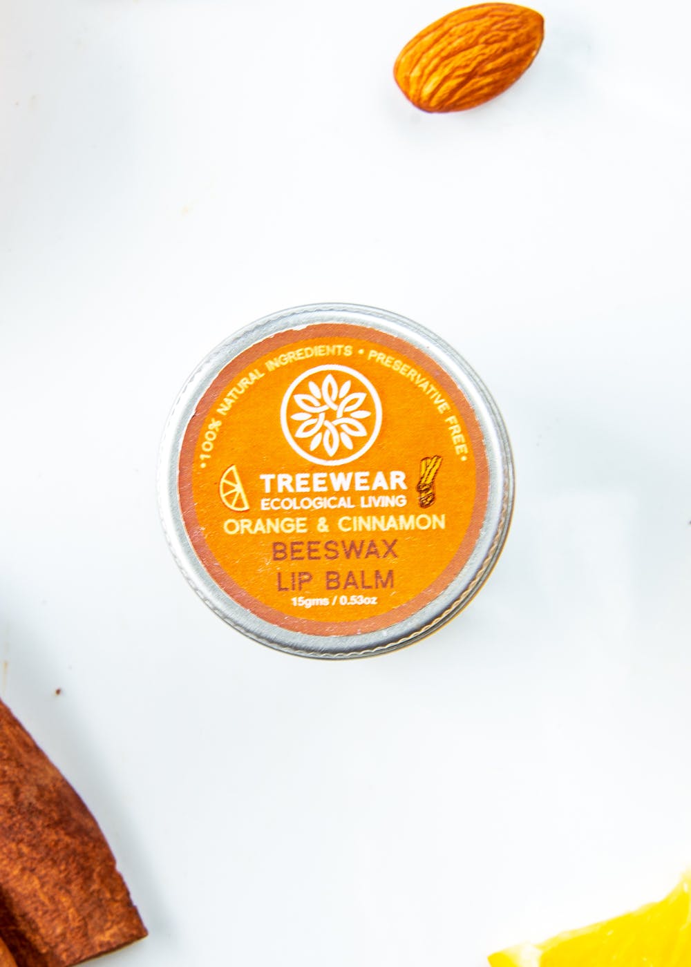 Beeswax Lip Balm - Orange and Cinnamon