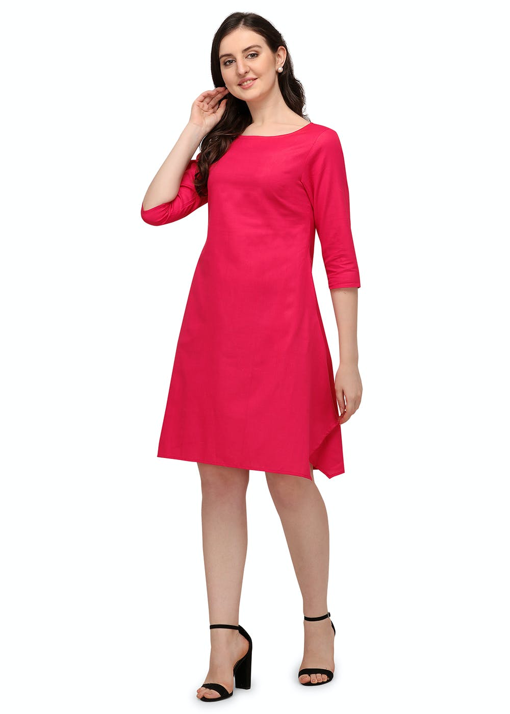 Party Wear Plain Ladies Velvet One Piece Dress at Rs 425/piece in Gurgaon |  ID: 23465956797