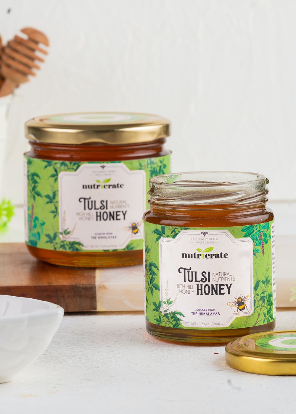 Raw Natural High-Hill Tulsi Honey