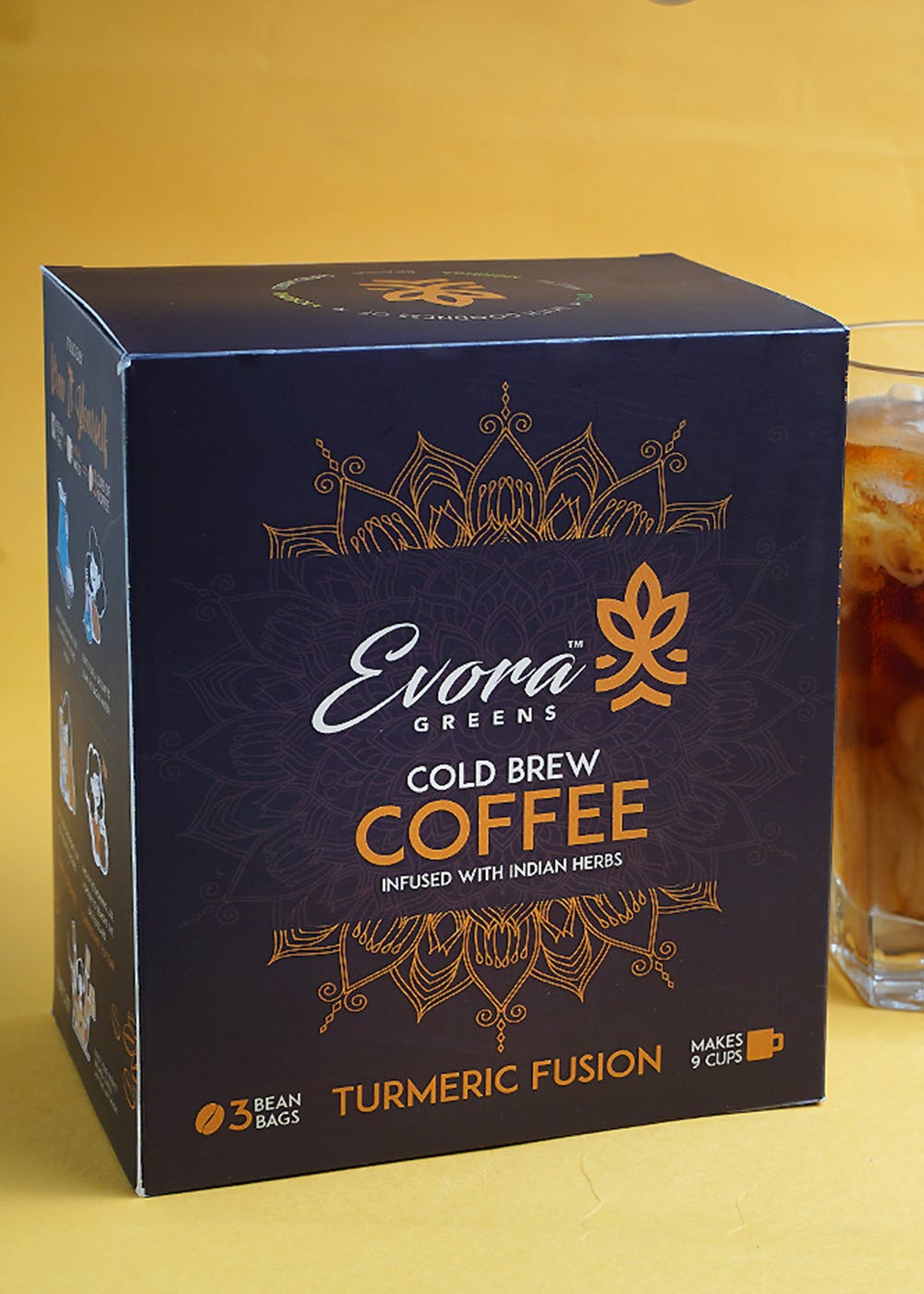 Turmeric Fusion Cold Brew Coffee Bean Bags