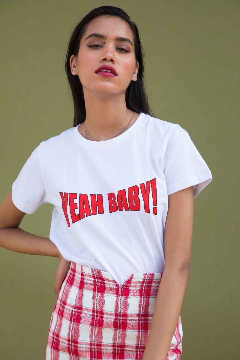 Get "YEAH BABY" Graphic Tshirt at ₹ 799 LBB Shop