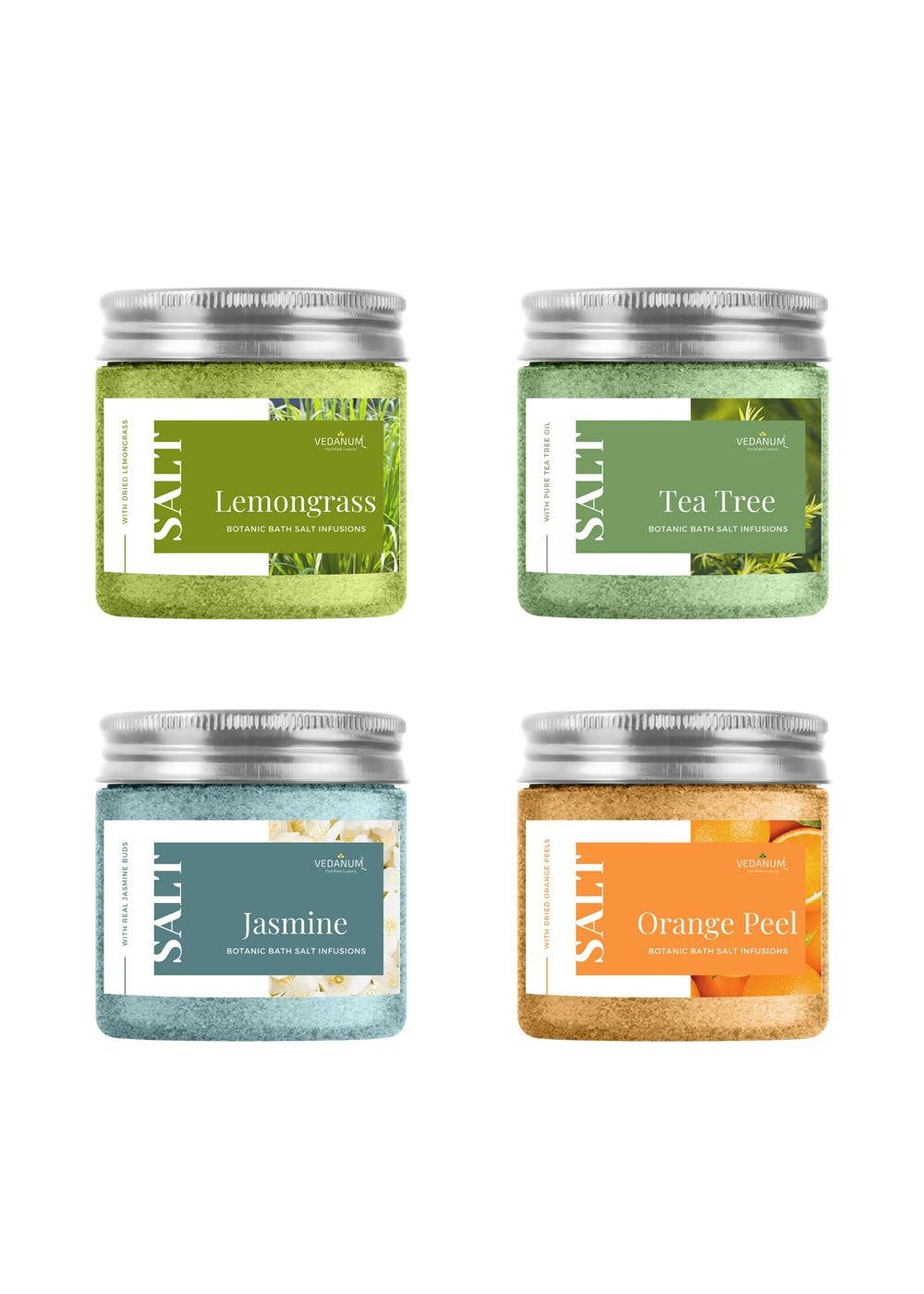 Get Botanic Infusion Lemongrass Tea Tree Jasmine Orange Bath Salt