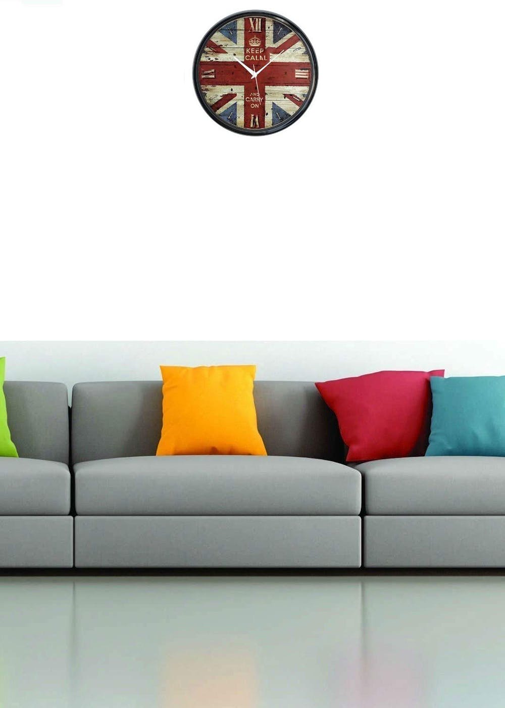 Get "Keep Calal And Carry On " Graphic Wall Clock at ₹ 689 LBB Shop