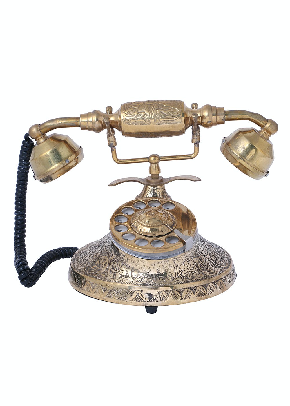Decorative Brass Vintage Telephone