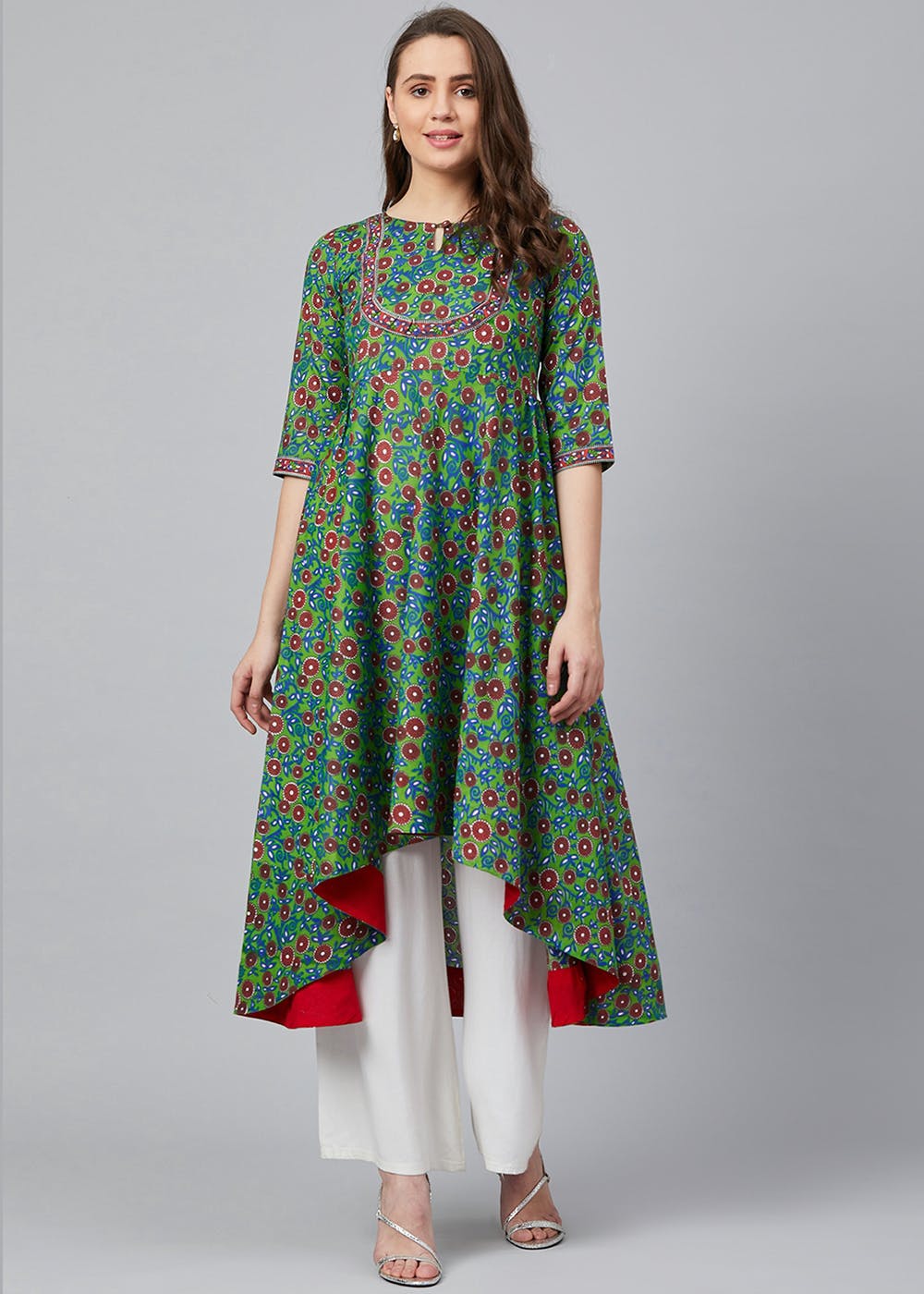 PARINA [S / 36] - High-Low kurti Top