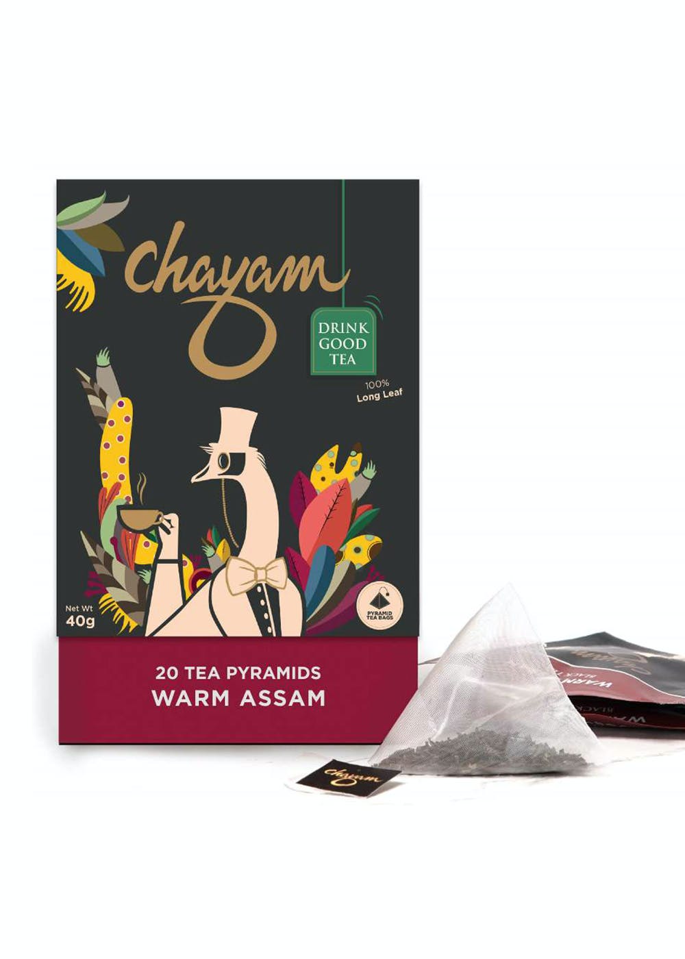  Assam Black Tea - (20 Pyramid Tea Bags)