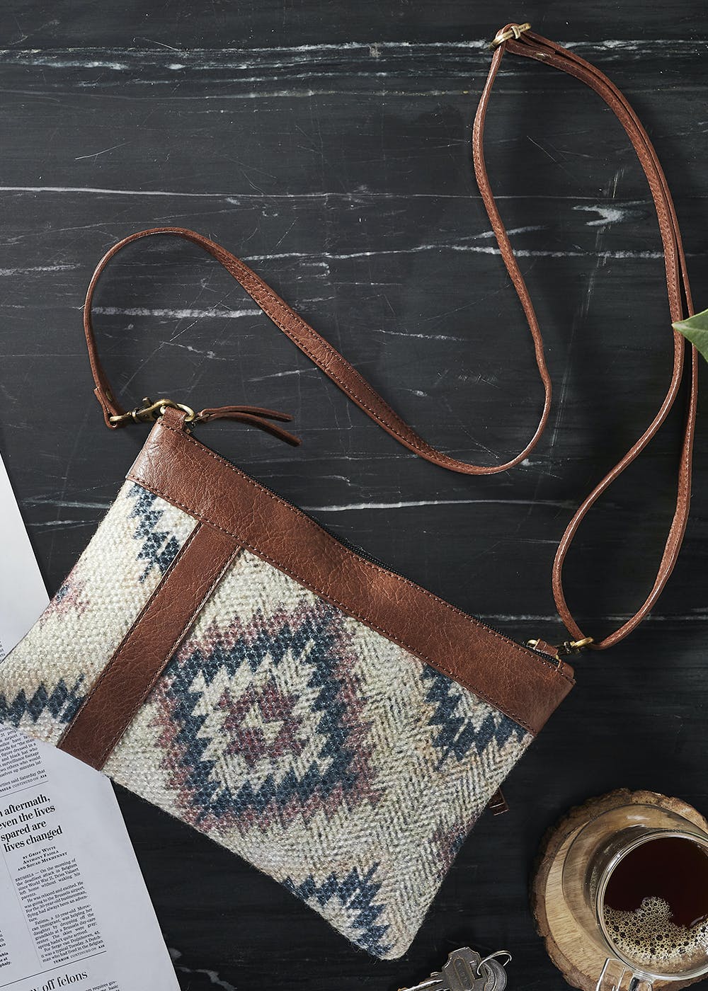 Get Small Canvas Crossbody Bag Wristlet Bag with Stylish Design