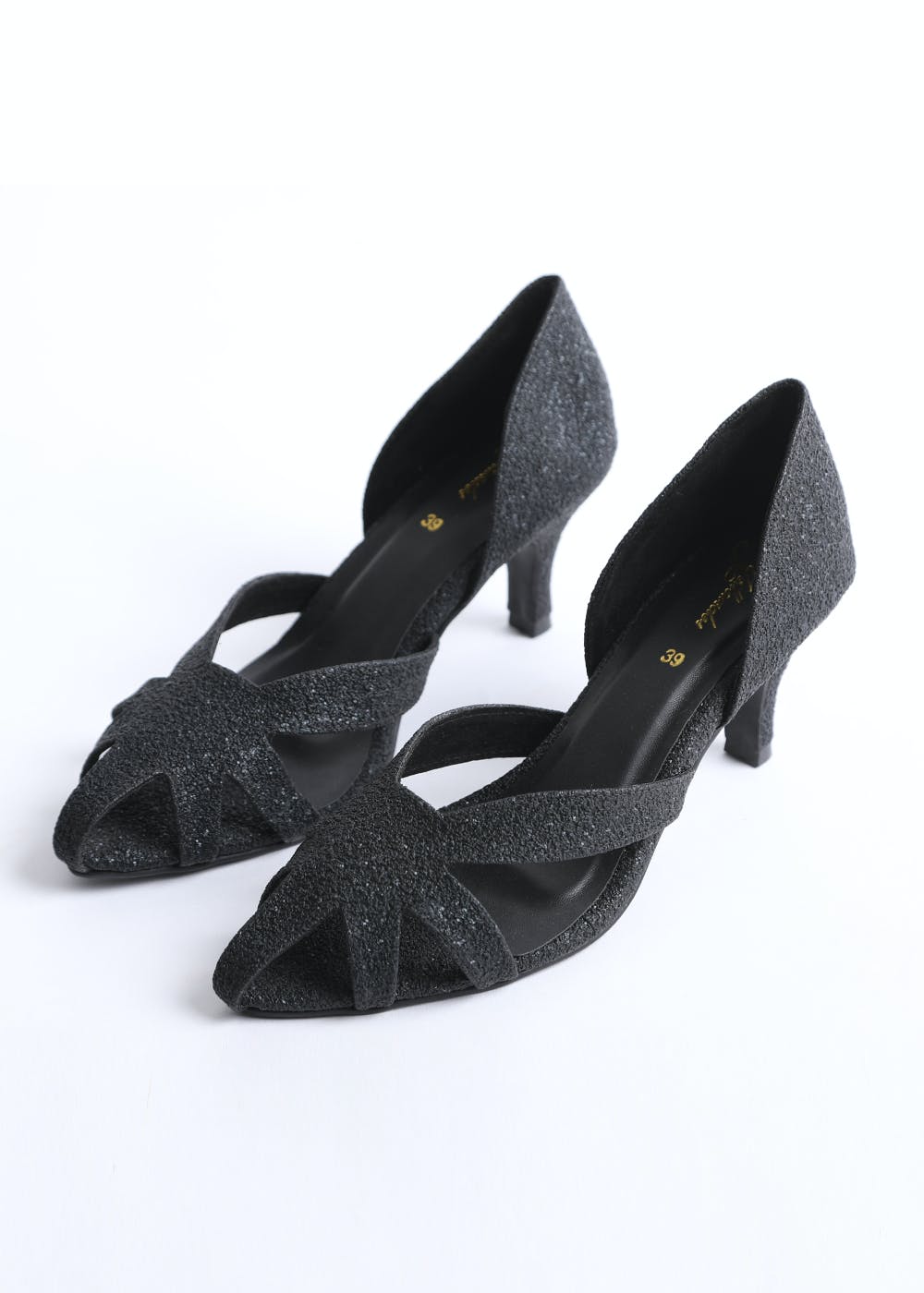 NORA – BLACK Mary-Janes with low heel | miMaO ®