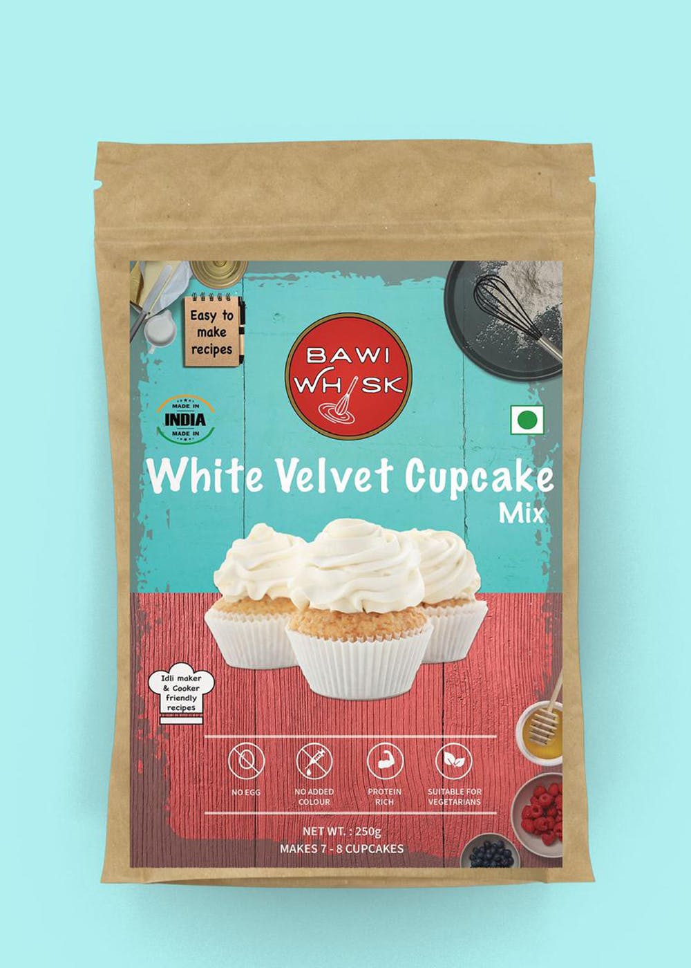 White Velvet Cupcake Mix - 250gm
