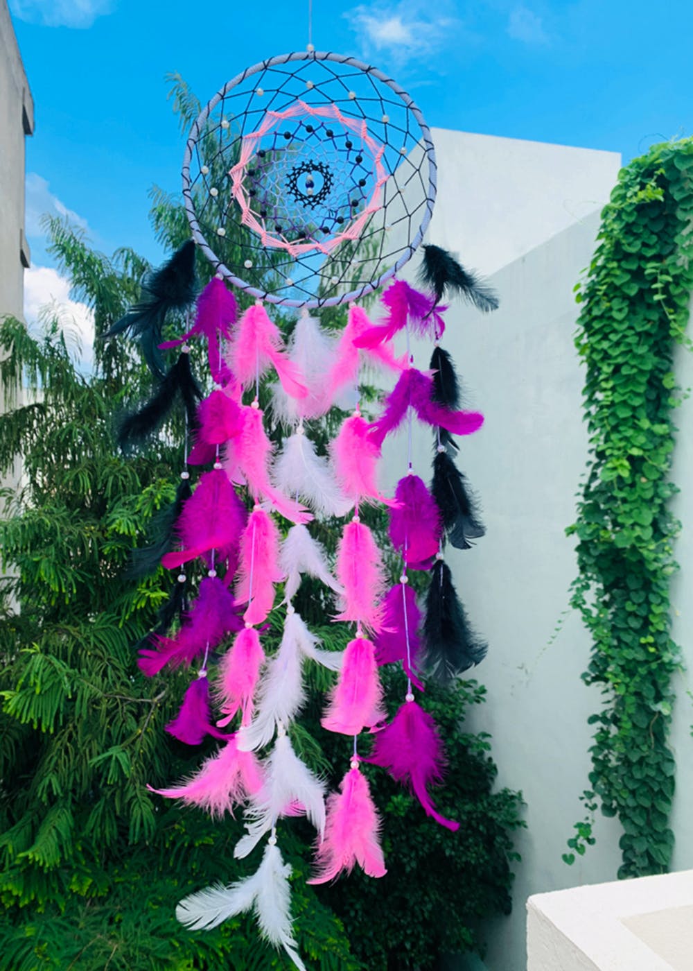 The Macrame Corridor Hand Knitted Sunshine 2 Tier Dream Catcher Price in  India - Buy The Macrame Corridor Hand Knitted Sunshine 2 Tier Dream Catcher  online at