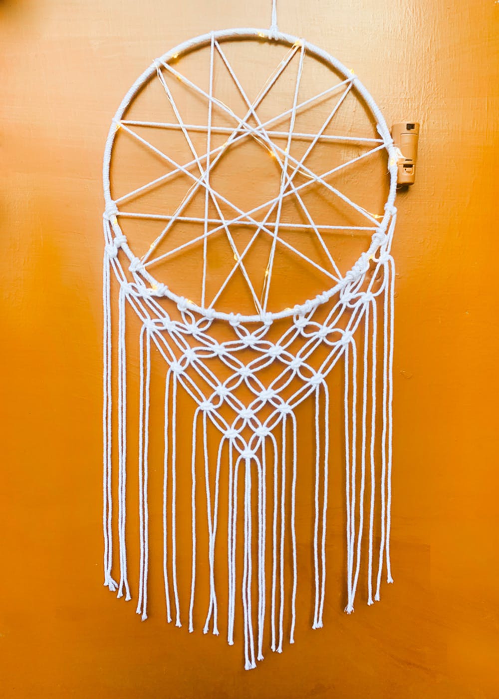 The Macrame Corridor Hand Knitted Sunshine 2 Tier Dream Catcher Price in  India - Buy The Macrame Corridor Hand Knitted Sunshine 2 Tier Dream Catcher  online at