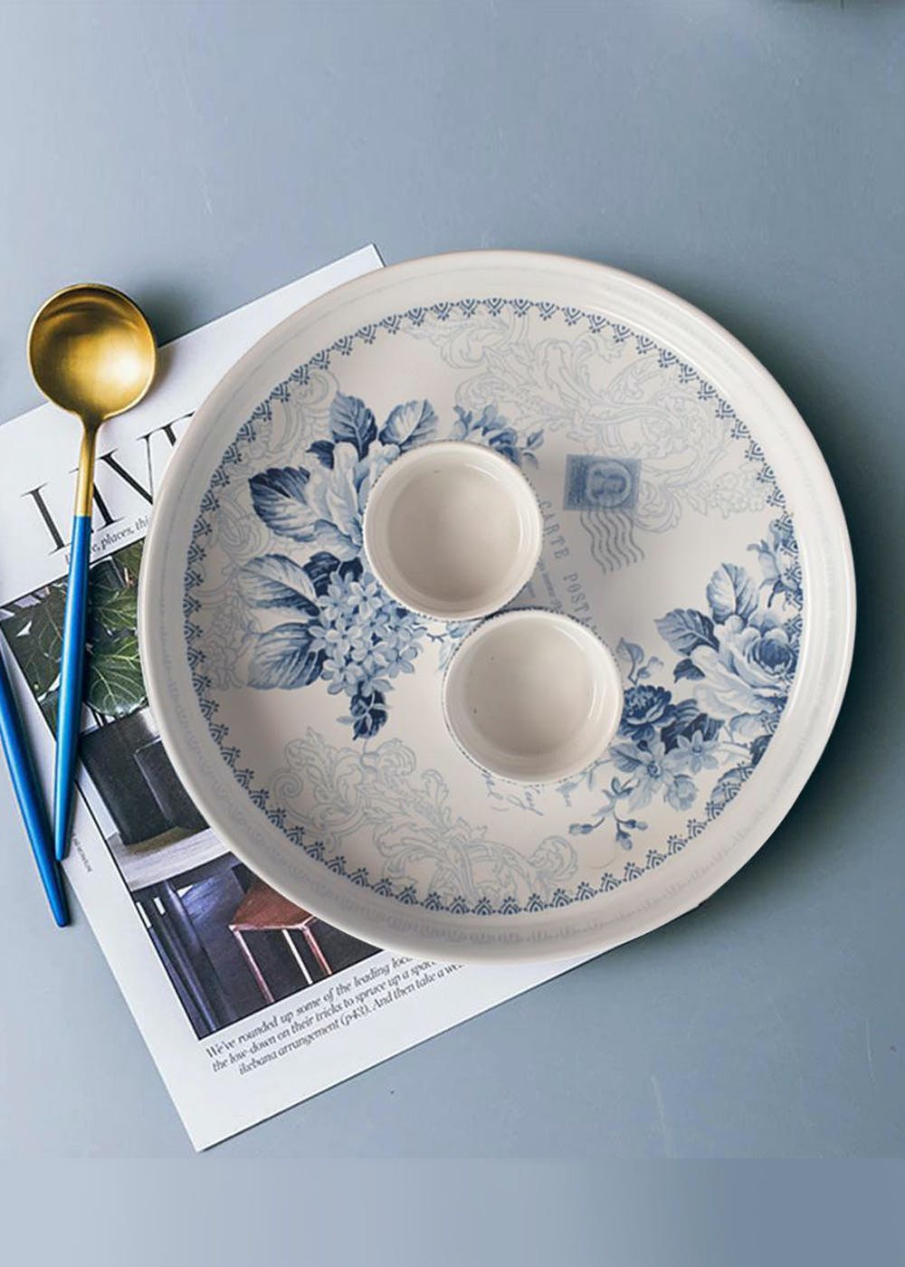 Get Kraak Floral Chip and Dip Set at ₹ 2199 LBB Shop