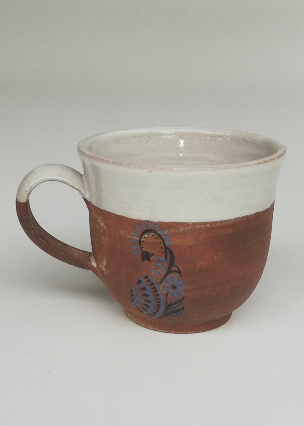 Two-Tone Paisley Printed Tea/Coffee Mug