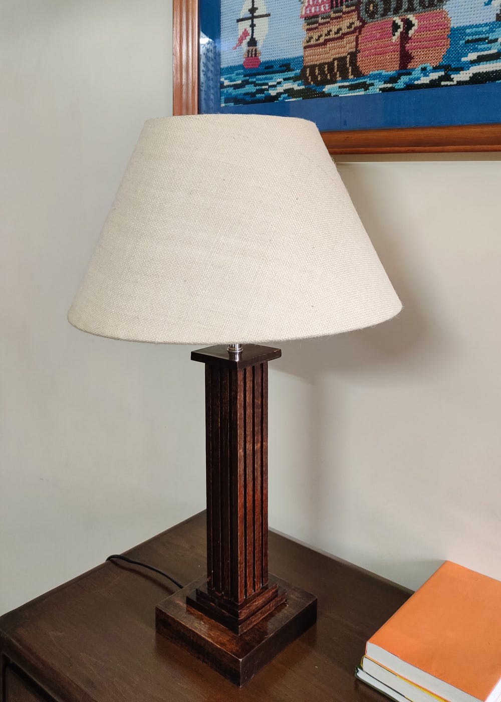 Get Traditional Wooden Square Base, Square Base Table Lamp
