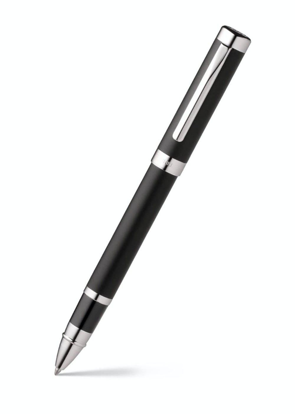 Hercules Rollerball Pen - Matte Black with Chrome Trims