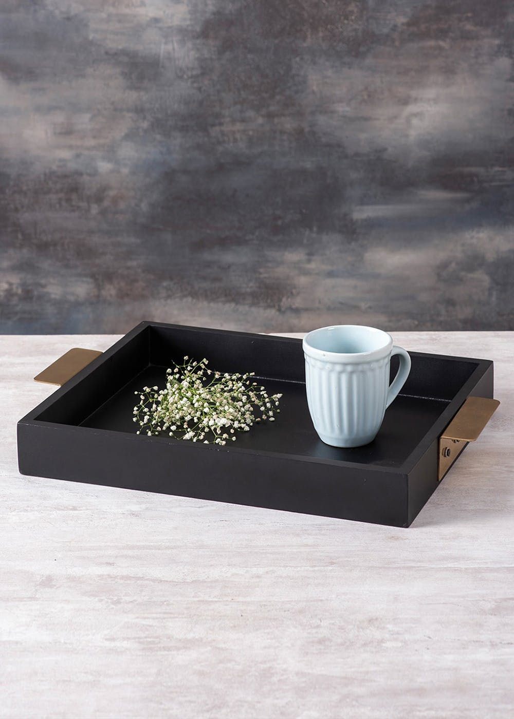 Get Black Mdf Serving Tray For Kitchen at ₹ 1895 | LBB Shop