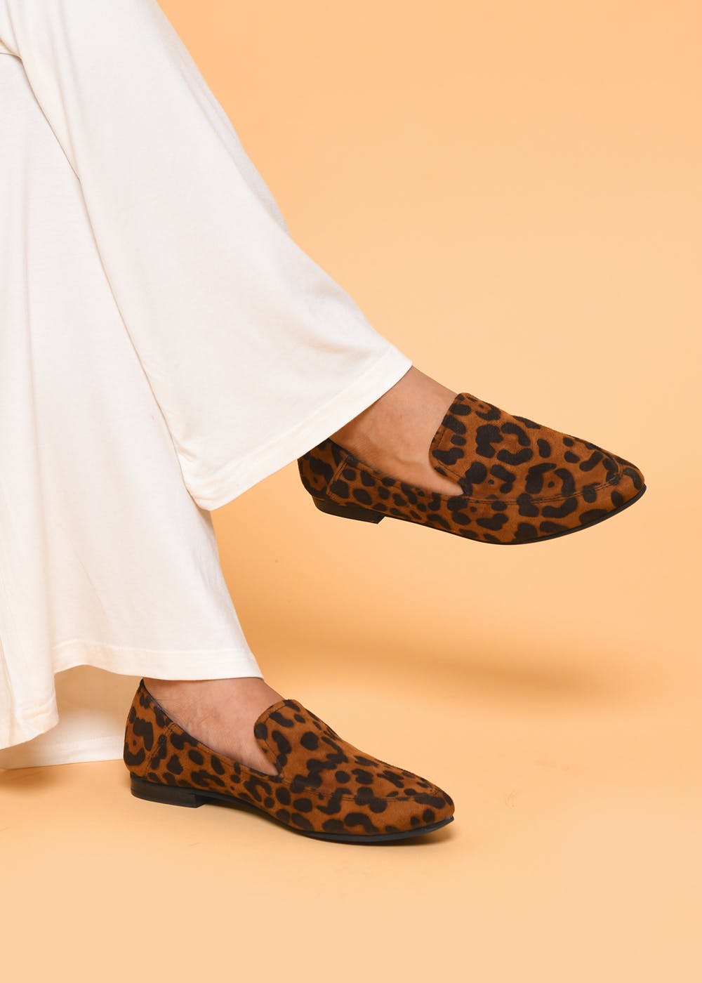 Get Brown Animal Printed Loafers at ₹ 1399 | LBB Shop