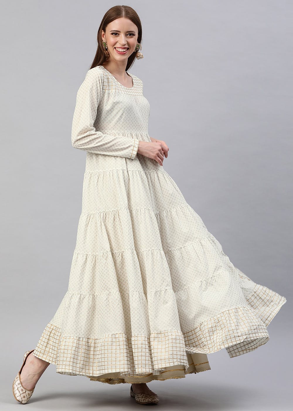 layered anarkali kurta