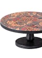 Furniture,Table,Wood,Rectangle,Coffee table,Flooring,Circle,Carmine,Fashion accessory,Pattern